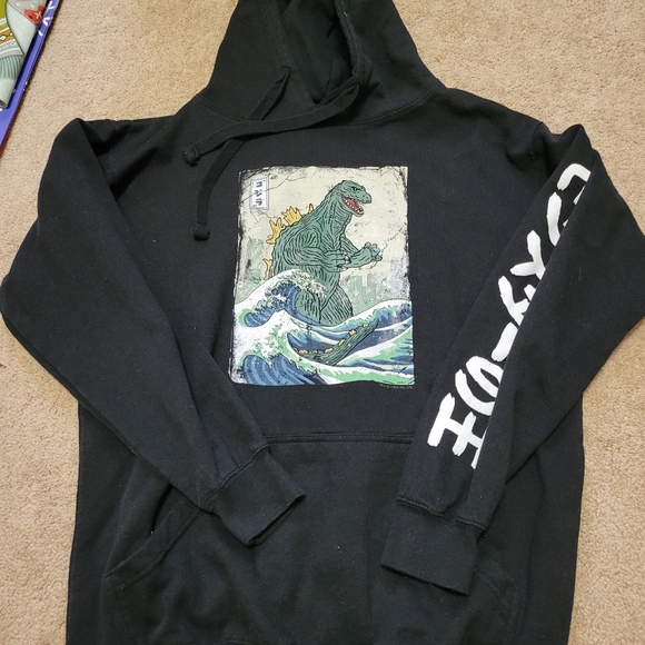 Godzilla Hoodie (Men's Medium) - Picture 1 of 4